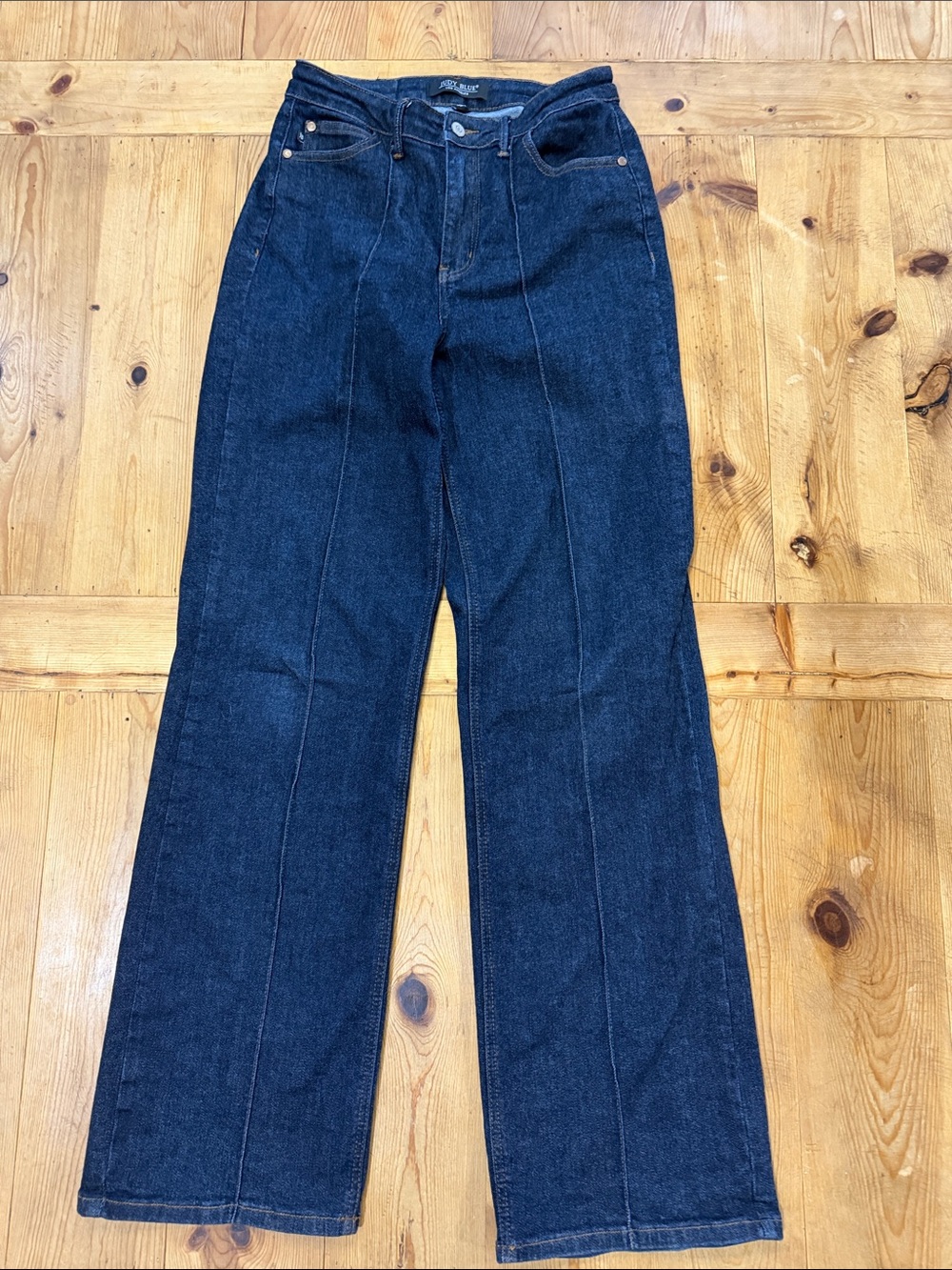 Judy Blue Dark Indigo Wide Leg Jeans